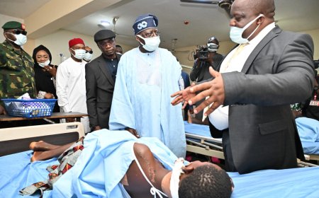 Tinubu visits survivors of Benue attacks in hospital