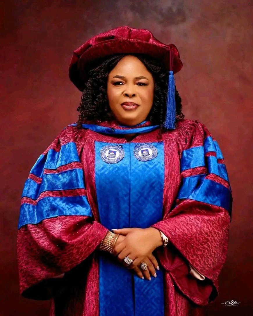 Patience Jonathan celebrates honorary degree from Rivers varsity