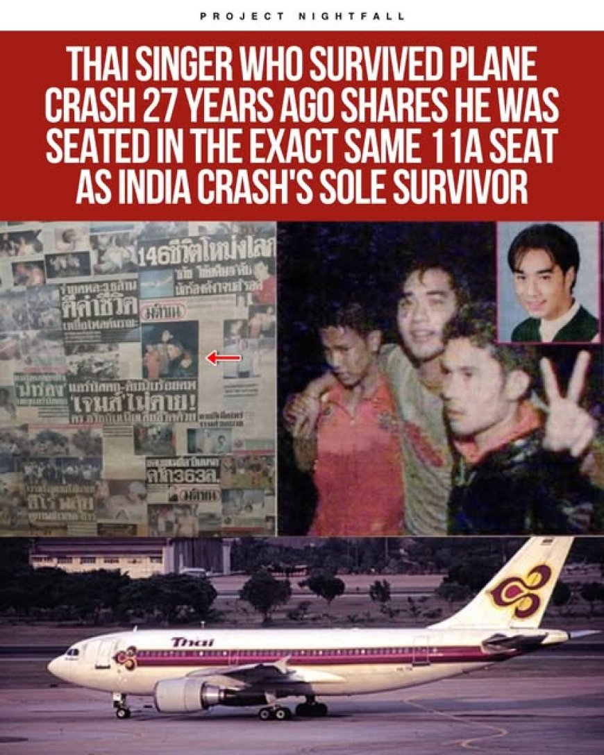 Man who survived 1998 plane crash reacts after Air India survivor sat in same seat