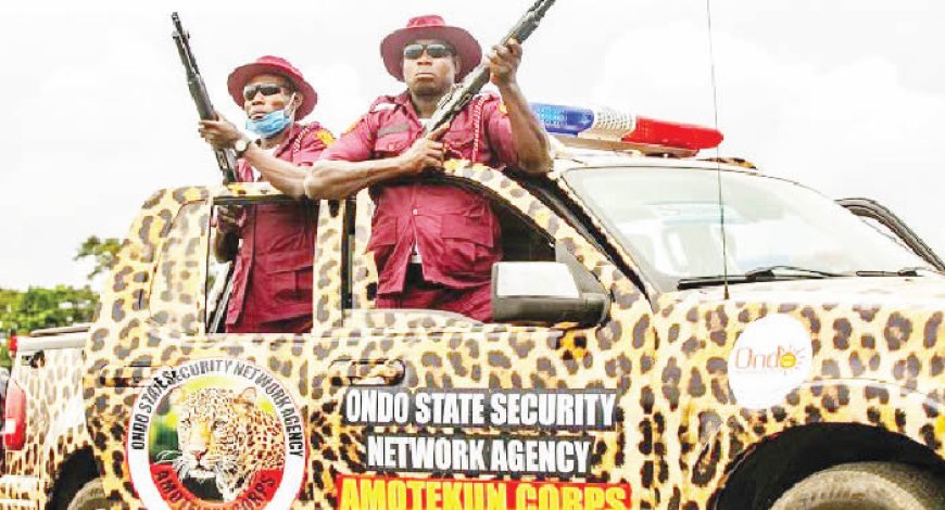 Ondo group seeks Amotekun upgrade to state police