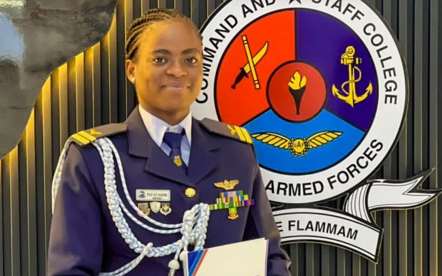 Nigeria’s first female fighter pilot shines in Ghana