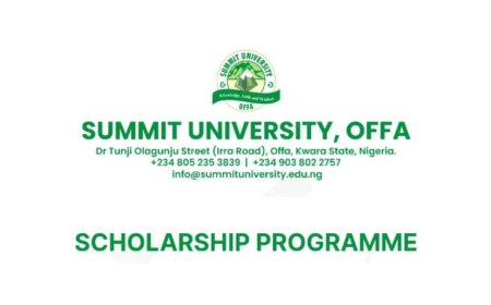 Summit University Scholarship Programs For Nigerians 2025/26 | How To Apply