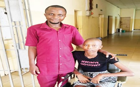 17-year-old orphan discharged from hospital after amputation