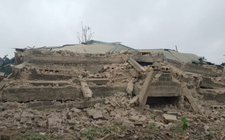 Mother, baby injured as building collapses in Abia