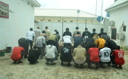 EFCC arrests 32 internet fraudsters, recovers pistol, car, others in Bauchi