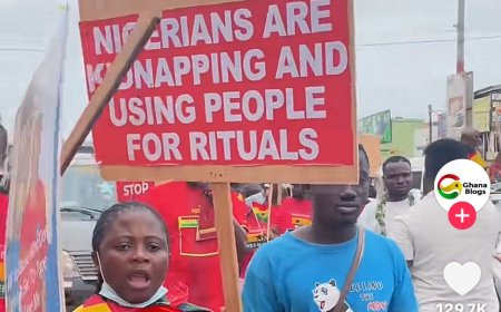 Nigerians must go,’ Ghanaians protest alleged prostitution, ritual killings