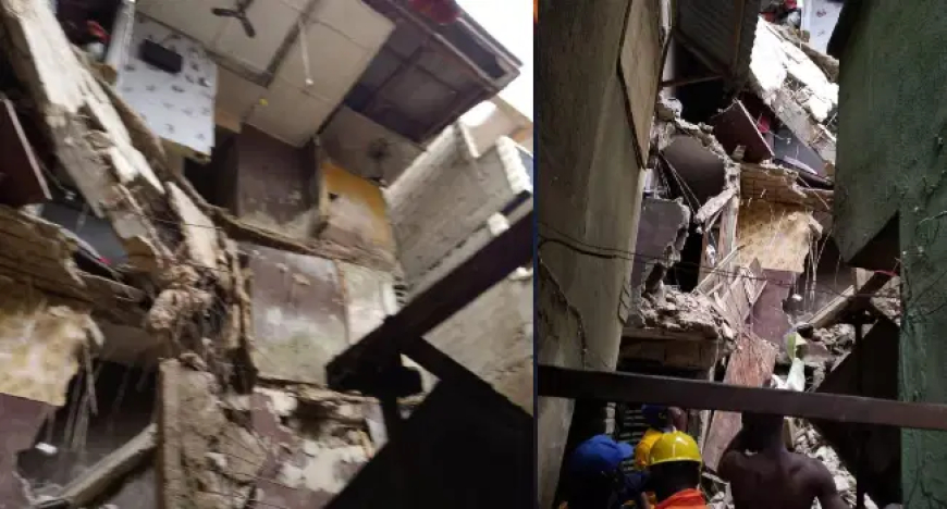 Three-storey building collapses on Lagos Island, many injured