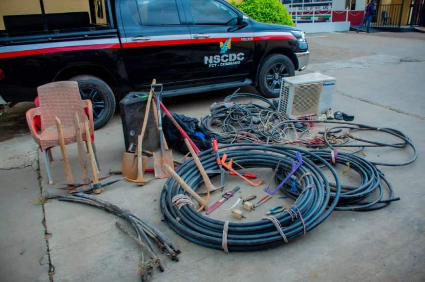 NSCDC arrests 16 suspected vandals, thieves, illegal miners in FCT