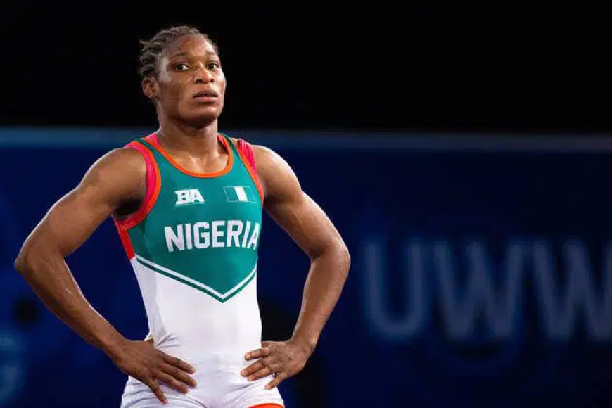 Nigerian wrestler Esther Kolawole clinches gold at Spanish Wrestling Grand Prix
