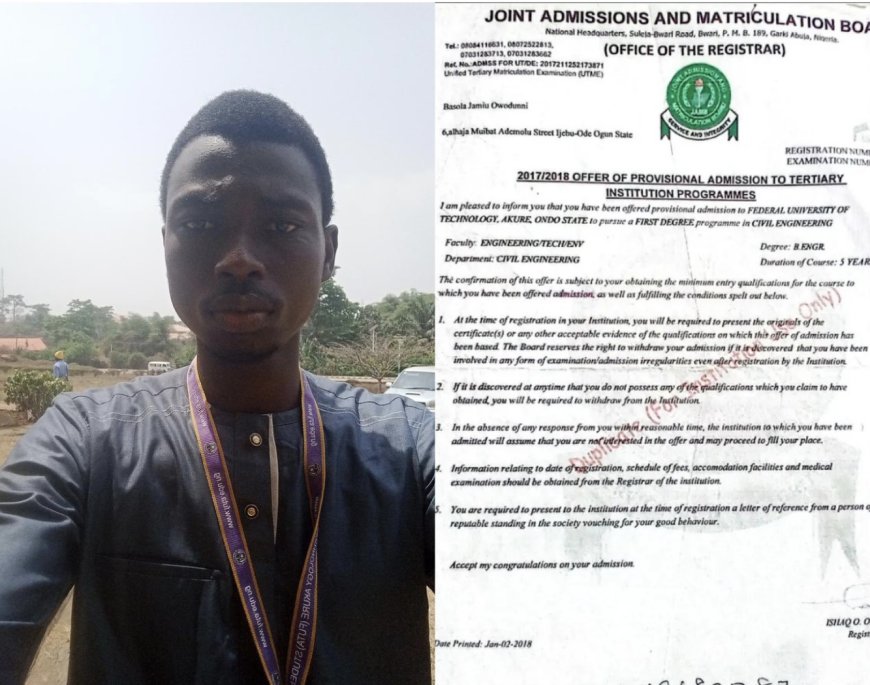 JAMB rectifies FUTA graduate’s status after fake admission claim