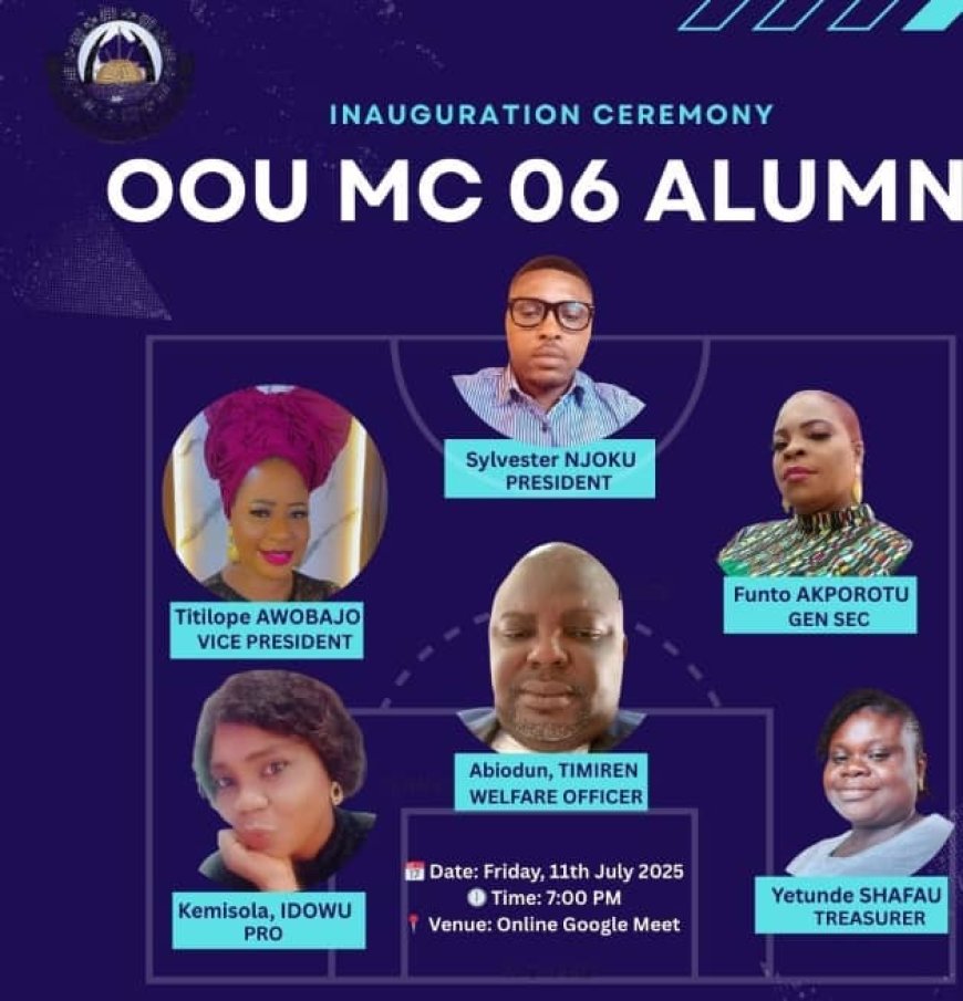 OOU MC 006 Elects New Executives as Sylvester Njoku Emerges President