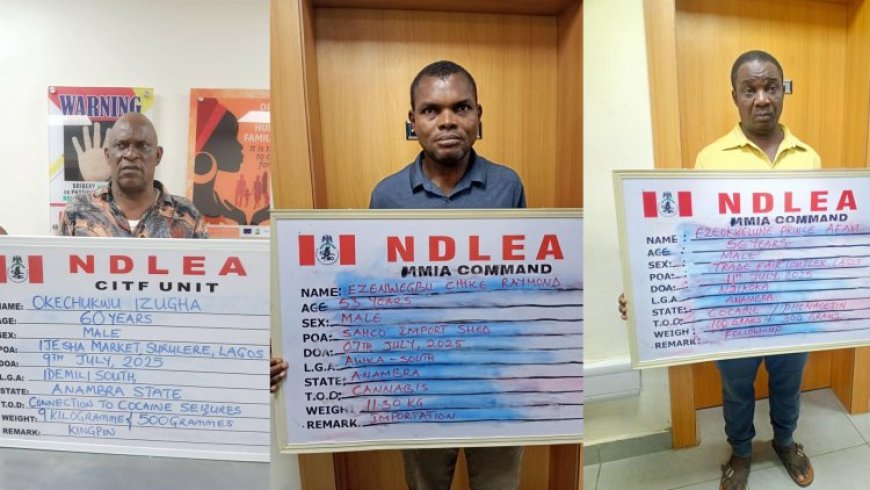 NDLEA uncovers drugs hidden in microwaves, lipsticks, arrests wanted drug kingpin
