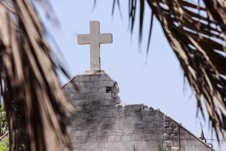 Israeli strike on Gaza’s only Catholic church kills two