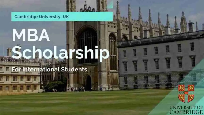Cambridge University MBA Scholarship 2026 in UK | How To Apply
