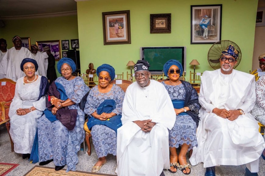 Tinubu, Abiodun Eulogize Awujale at Fidau Prayer