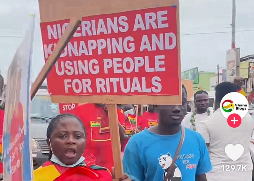 Nigerians must go,’ Ghanaians protest alleged prostitution, ritual killings