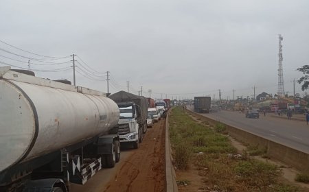 Gridlock leaves commuters stranded on Lagos–Ibadan Expressway