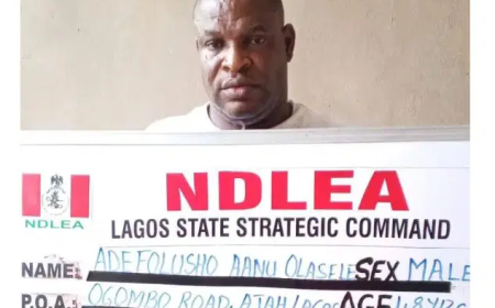 General overseer arrested in Lagos church for Cross-border drug trafficking