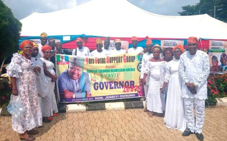 'Yayi Total Support Group' Storms Ijebu-Igbo, Mobilises Members For Birthday, 2027 Endorsement