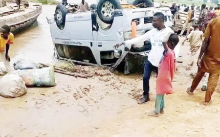 Many feared killed as bus plunges into Taraba river
