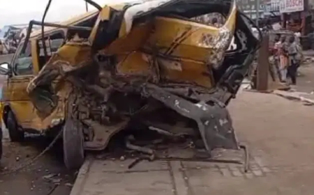Driver dies as car rams into bus at Mile 2