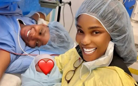 Priscilla Ojo, Juma Jux welcome baby boy