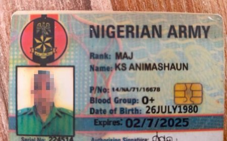 Army arrests fake major at Lagos market