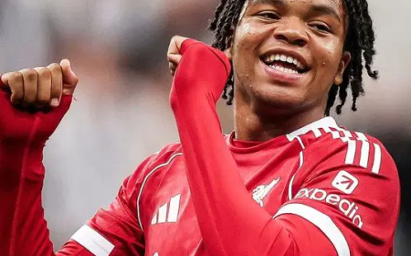 Meet Rio Ngumoha,16-yr-old Liverpool starlet of Nigerian descent