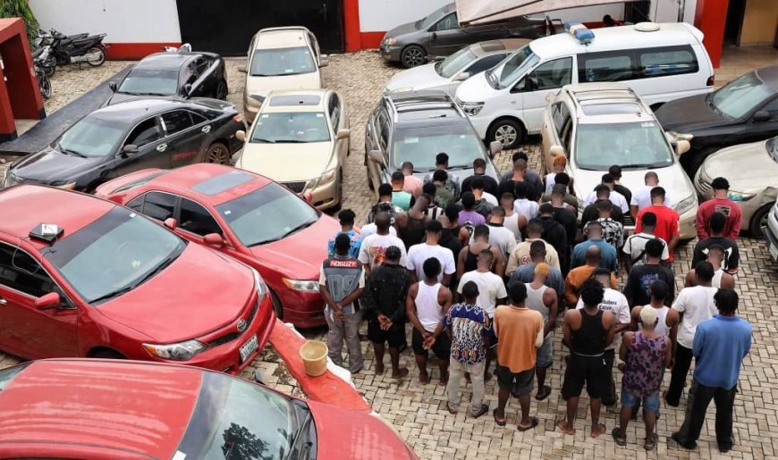 EFCC Arrests 55 Suspected Internet Fraudsters in Ogun