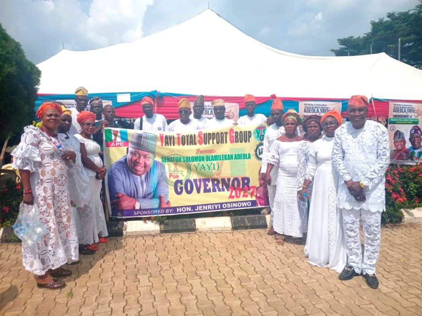 'Yayi Total Support Group' Storms Ijebu-Igbo, Mobilises Members For Birthday, 2027 Endorsement