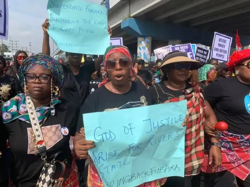 Benue women protest as suspected herdsmen kill farmers in Yelwata