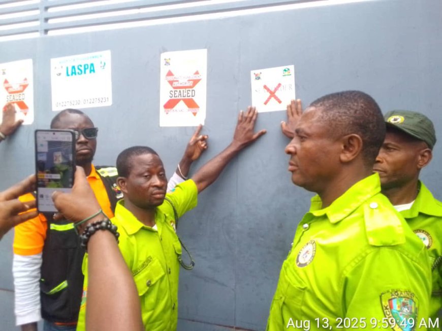 Lagos seals Lekki homes over illegal sewage discharge
