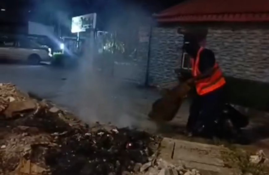 Lagos arrests two, seals event centre over waste burning