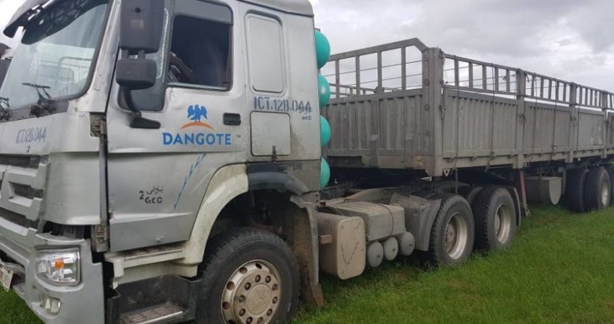 Dangote cement trains truck drivers, commits to safety