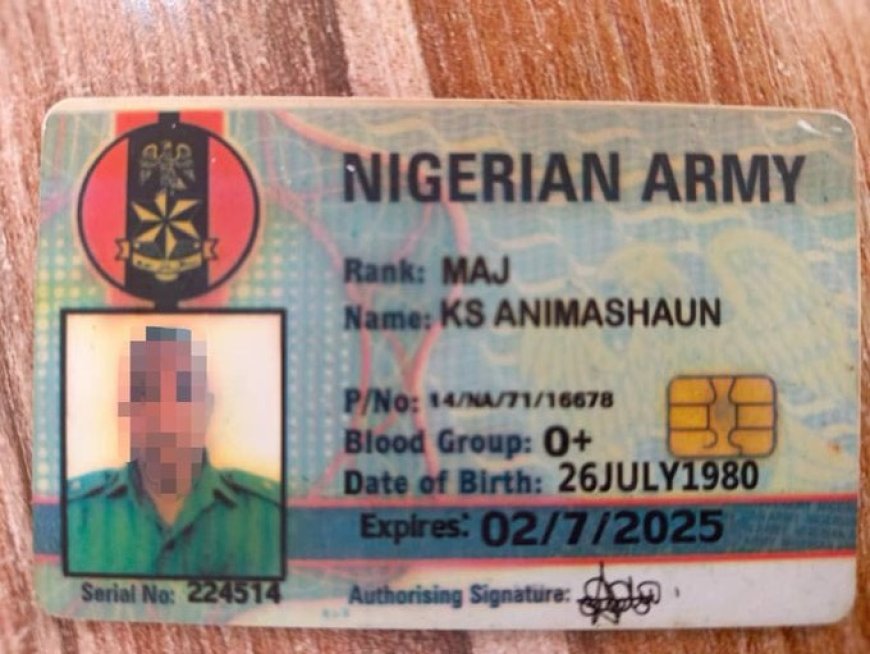 Army arrests fake major at Lagos market