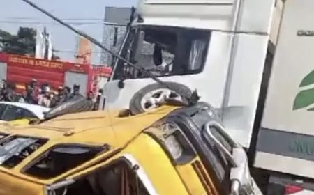 Fatal Accident Spurs Traffic Jam On Lagos Road