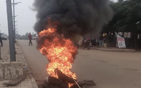 Mob sets motorcycle thief ablaze in Benue