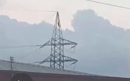 Police rescue man who attempted suicide on high-tension pole in Anambra