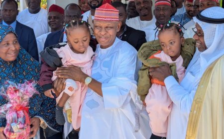 Separated conjoined twins Hassana, Hussaina return to Kano after Saudi surgery