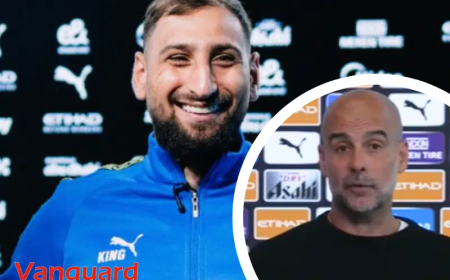 Donnarumma’s experience, presence will help Man City – Guardiola