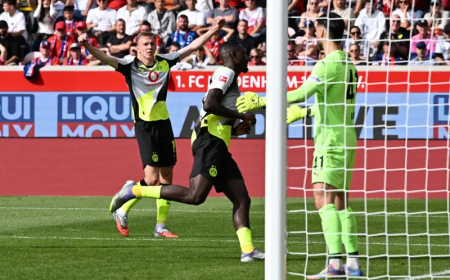 Guirassy scores again as Dortmund beat 10-man Heidenheim