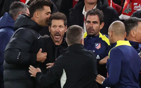 UCL: Simeone apologises for reaction to fan abuse after Liverpool defeat