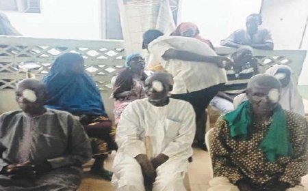 73-year-old Adamawa man regains sight after treatment