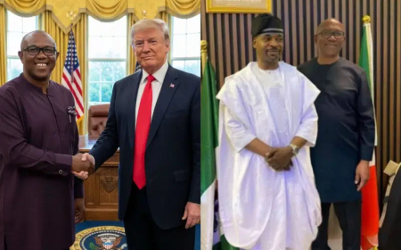 My photos with Trump, MC Oluomo are fake  —  Peter Obi clarifies
