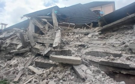 Many feared trapped as three-storey building collapses in Anambra