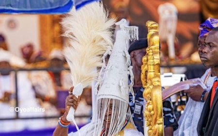 Tinubu arrives at Olubadan coronation