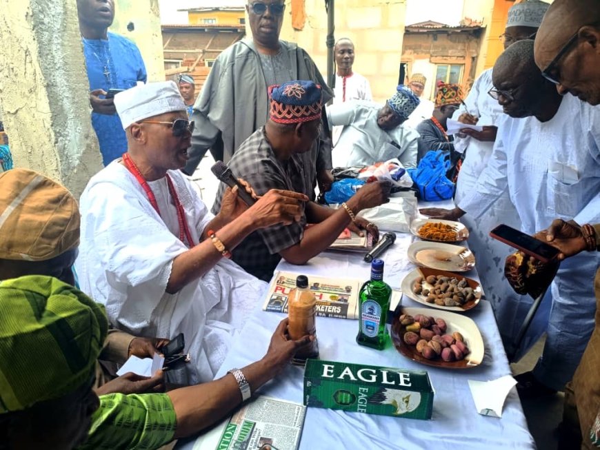 Prince Ajidagba Canvasses For Unity, Welcomes New Members To Fusengbuwa Ruling House Forum