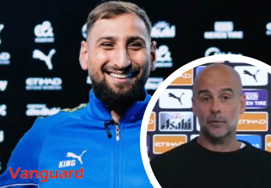 Donnarumma’s experience, presence will help Man City – Guardiola