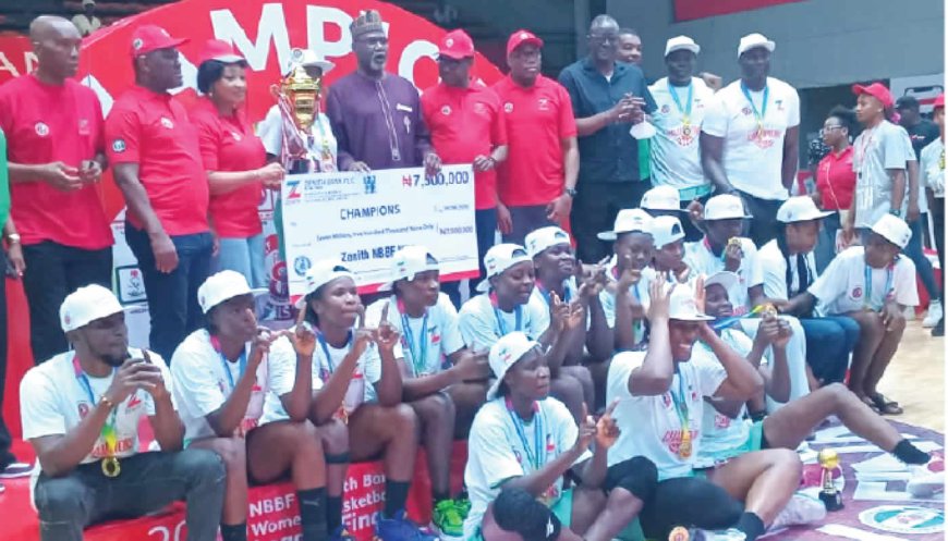 Dolphins women dedicate Zenith Bank, NBBF title to late founder, Aboderin