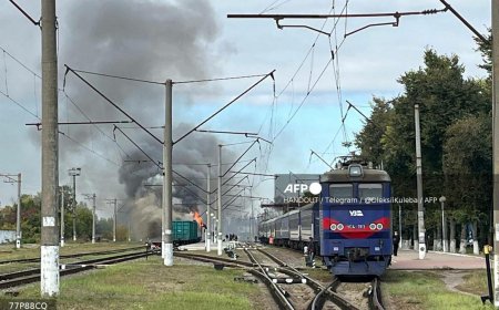 Russia intensifying railway strikes to cut off civilians, says Ukraine